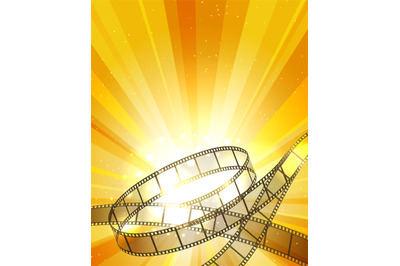 Retro filmstrip background