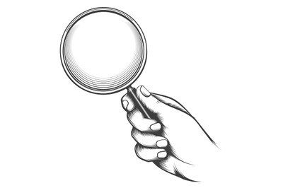 Vintage magnifier glass