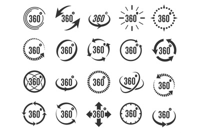 Panoramic 360 icons