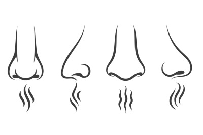 Nose smell icons