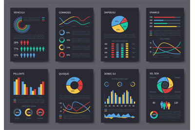 Multipurpose business infographic vector brochure template for present