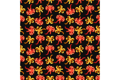 Gift bows seamless pattern design