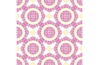 Abstract decorative lace seamless pattern