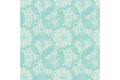 Vintage lace seamless pattern. Oriental mandala seamless texture