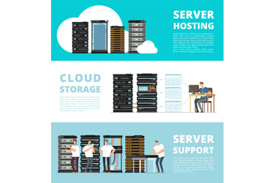 Hardware server system and network administration. Data storage engine