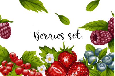 Berries set