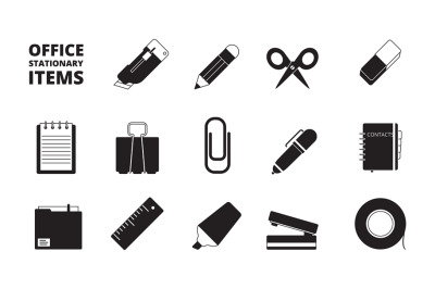 Office equipment icon. Stationary business items shredder keyboard fol