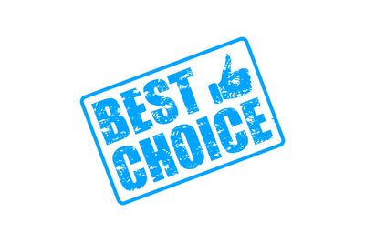 Best choice rubber stamp with thumb up