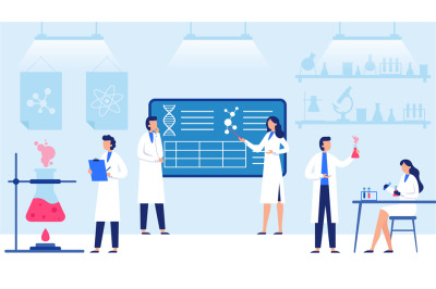 Science laboratory. Scientific lab equipments&2C; professional scientific