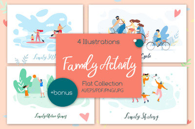 Family Activity Flat Collection