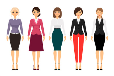 Women in office clothes