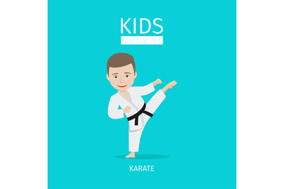 Kids martial art karate