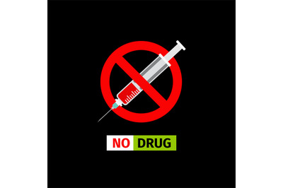 No Drugs sign