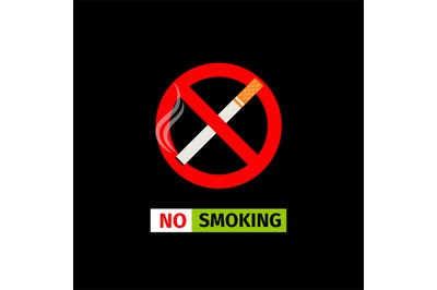 No Smoking sign