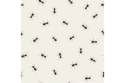 Ant monochromic pattern