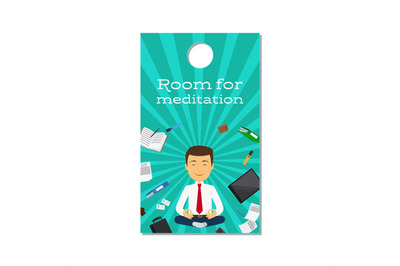 Room for meditation office door design