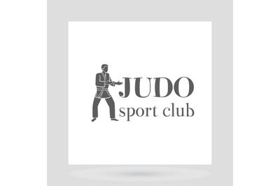Judo sport club logo design