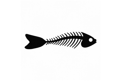 fish bone SVG cut files, DXF, vector EPS cutting file instant download