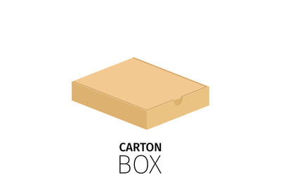 Carton rectangular low box pack