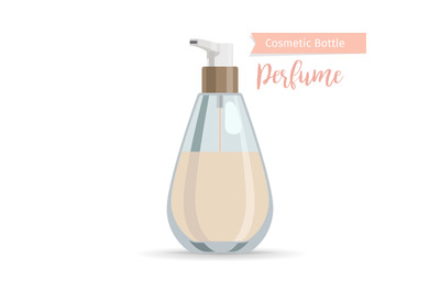 Cosmetics bottle for perfume