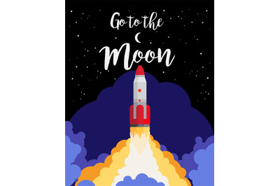 Go to the moon poster