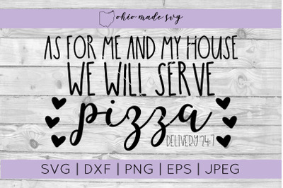 We Will Serve Pizza SVG