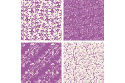 4 floral patterns
