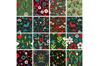 Floral patterns set