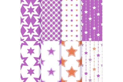 Seamless stars pattern