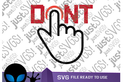 DONT Touch svg