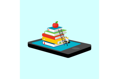 Mobile library in smartphone