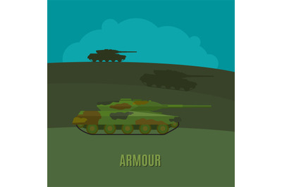 Armed forces tanks