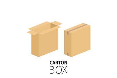 Carton vertical box pack