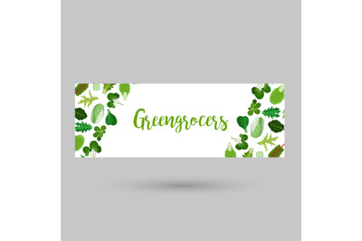 Greengrocers flyer or header