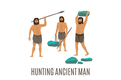 Hunting ancient men