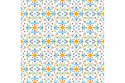 Geometric pattern with triangles