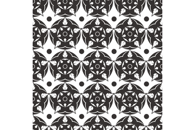 Elegant abstract flower seamless pattern. Grey roses pattern design