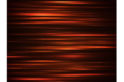 Fire orange speed lines. Driving blur motion abstract vector backgroun