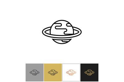 Planet icon, global international symbols, earth business concept sign