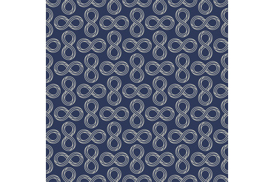 Infinity sign minimal seamless pattern design