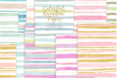 Pink and Gold digital paper commercial use