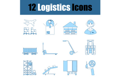 Logistics Icon Set