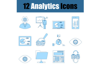 Analytics Icon Set