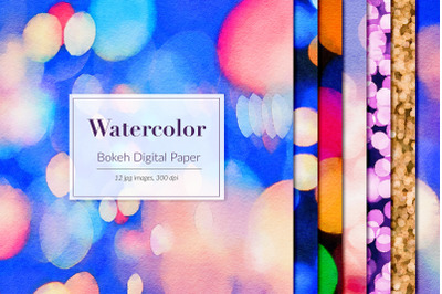 Watercolor Bokeh Backgrounds