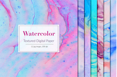 Watercolor Digital Paper