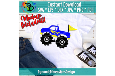 Monster Truck SVG file, Monster Truck Shirt, Svg Monster Truck, Boy M