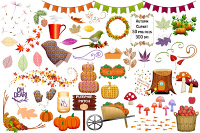 Autumn Clip Art Bundle