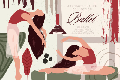 Ballet. Abstract Graphic Bundle.