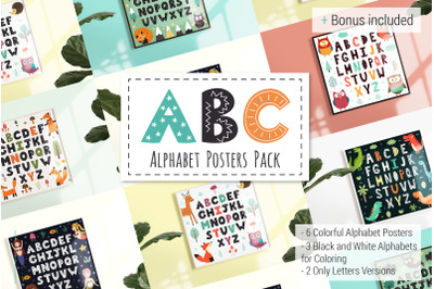 ABC: Alphabet Posters Pack