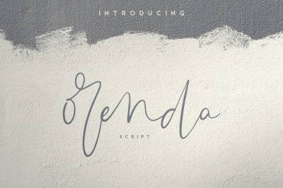 Orenda - Script font